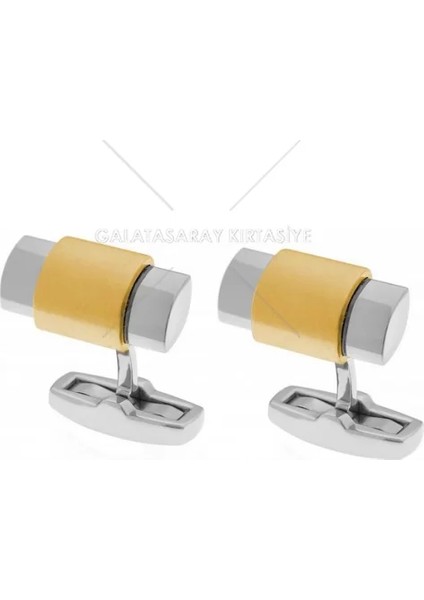 Altın Kaplama Çelik Kol Düğmesi CR011-C2