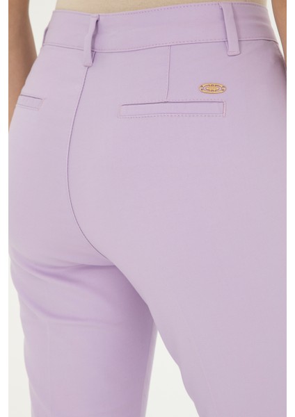 Kadın Lila Pantolon (Kanvas-Chino) 50281742-VR034