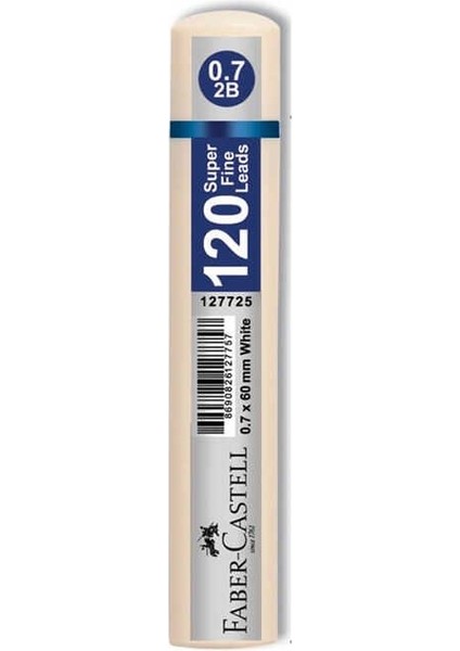 Min 0.7 Mm 2b 60 Mm 120'Lı Tüp Beyaz