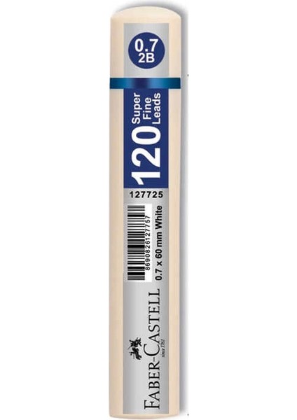 Min 0.7 Mm 2b 60 Mm 120'Lı Tüp Beyaz