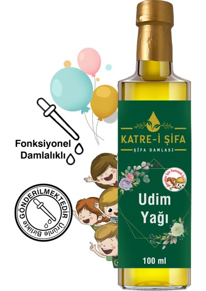 Udim Yağı (Okratoksin A ve Aflatoksin Analizli) Çocuklar İçin Yumuşak İçim 100 ML