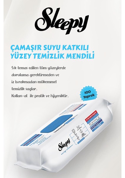 Kolay Temizlik Islak Mendil Seti 3'lü ve Rosıe