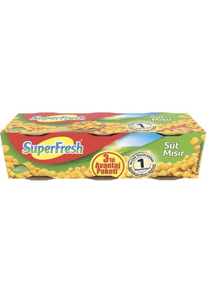 Mısır Konservesi 3x200 gr