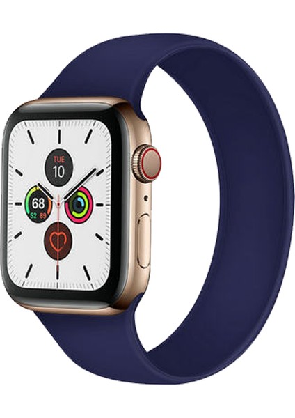 Apple Watch Seri 10 42mm, Seri 9/8/7/6/SE/5/4/3 Solo Loop Kordon 41mm 40mm 38mm Uyumlu Medium