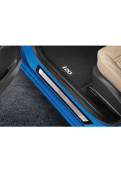 Hyundai I20 Uyumlu 2008-2014 Krom Kapı Eşiği 4 Parça Paslanmaz Çelik