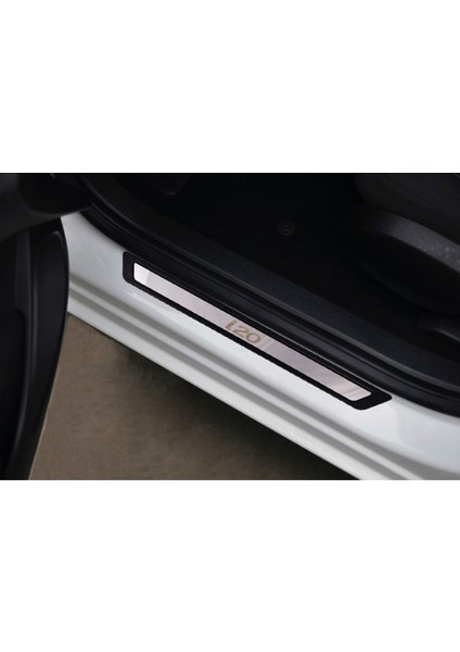 Hyundai I20 Uyumlu 2008-2014 Krom Kapı Eşiği 4 Parça Paslanmaz Çelik