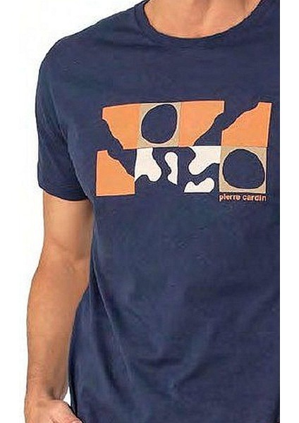 6076 Erkek Kısa Kollu Bisiklet Yaka Pijama Takım-Indigo fiyatları