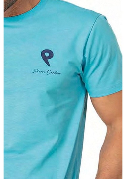 6078 Erkek Kısa Kollu Bisiklet Yaka Pijama Takım-Mavi fiyatları