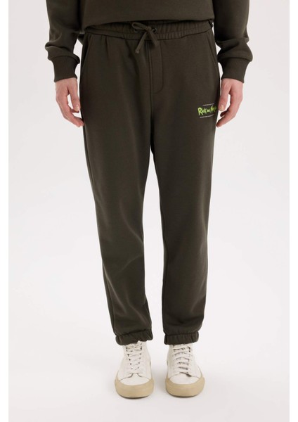 Rick and Morty Jogger Eşofman Altı Regular Fit Beli Paçası Lastikli Bağcıklı Cepli C6509AX24AU