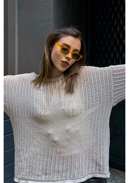 Gurlz Kadın Cat-Eye Güneş Gözlüğü Mat Turuncu-Yeşil fiyatları