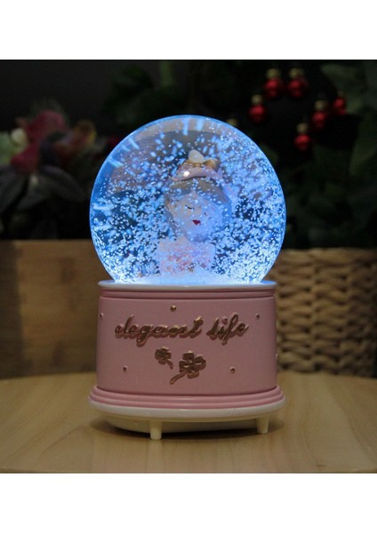 Elegant Life Işıklı ve Müzikli Kar Küresi Büyük Boy modelleri