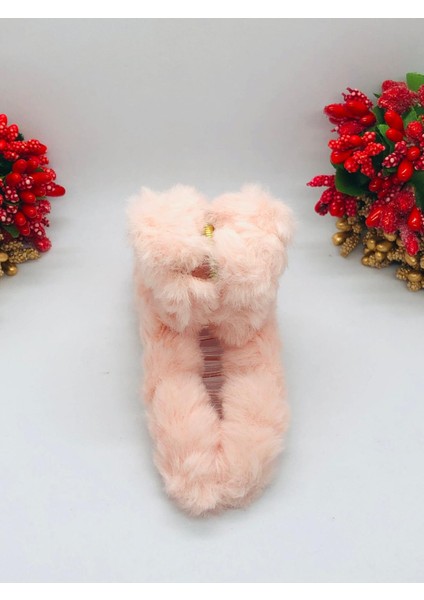 Yumuşak Tüylü Peluş Kıskaçlı Mandal Toka modelleri