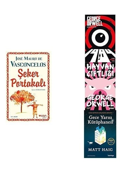 Şeker Portakalı - 1984 - Hayvan Çiftliği - Gece Yarısı Kütüphanesi 4 Kitap