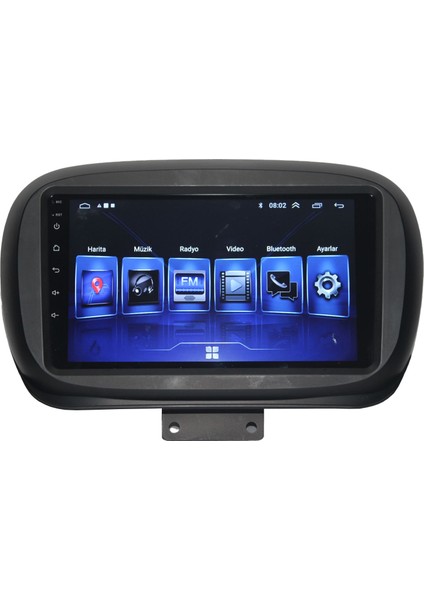 Smart Go Fiat 500X-500X 2014/2022 9 Inç 8-128