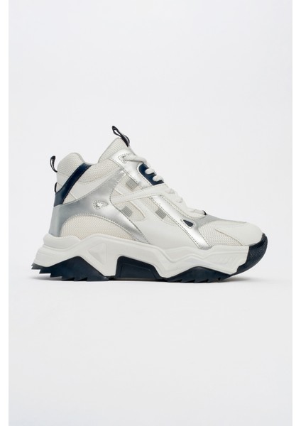 Lowel Beyaz Laci Fermuarlı ve Bağcıklı Kadın Spor Bot fırsatları