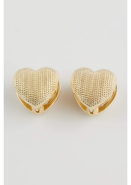 Kadın Gold Kalp Küpe C8912AXNS fiyatları