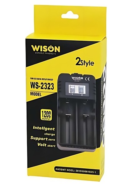 Wıson WS-2323 Akıllı Pil Şarj Aleti