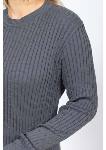 Vs Bayan 0 Yaka Saç Örgü U.kol Kazak Trk Füme fiyatları