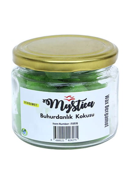 Mystica Buhurdanlık Kokusu Küp Wax Tableti Bergamot