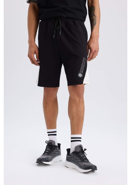 Fit NBA Brooklyn Nets Beli Bağcıklı Cepli Kısa Paça Şort C9253AX24AU