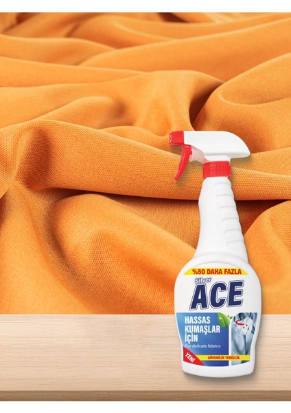 Silver ACE Kumaş ve Hassas Yüzeyler Için Güçlü Leke Çıkarıcı Sprey 750 M