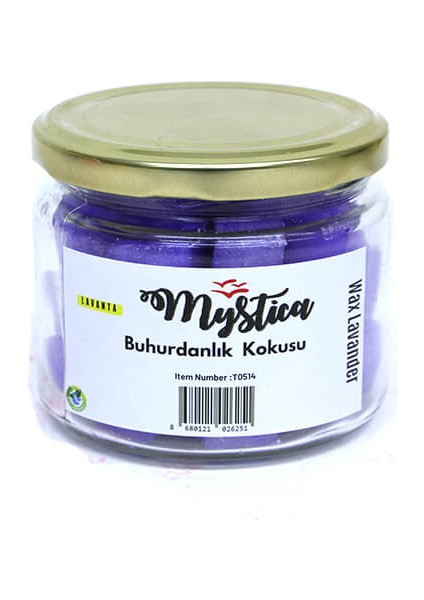 Mystica Buhurdanlık Kokusu Küp Wax Tableti Lavender Lavanta