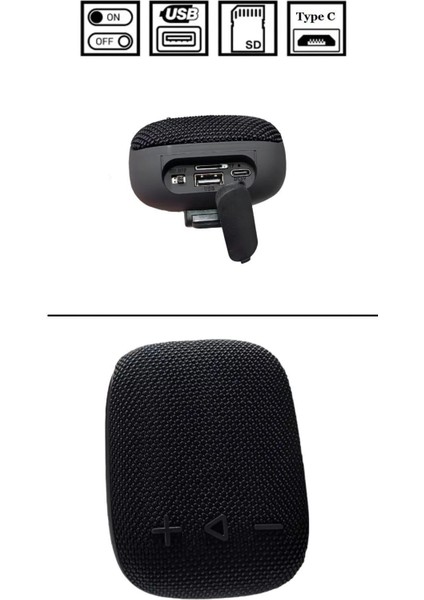 Bisiklet Motosiklet E-Scooter Uyumlu Gidona Bağlantılı Bluetooth Hoparlör 5W Rgb Işıklı Ses Bombası fırsatları
