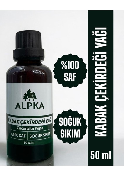 Kabak Çekirdeği Yağı (50 ml) Soğuk Sıkım