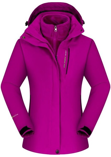 3 In 1 Outdoor Içi Çıkarılabilir Polarlı Kadın Kışlık Mont Windproof 001 fırsatları