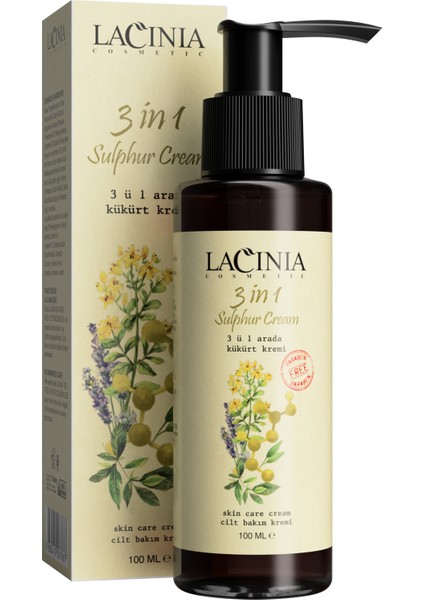 3 In 1 Kükürt Kremi 100 ml