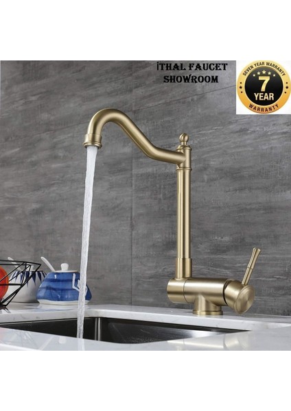 Mutfak Pencere Önü Katlanır Evye Bataryası Rustik Yeni Model 7 Yıl Güvenceli İthal