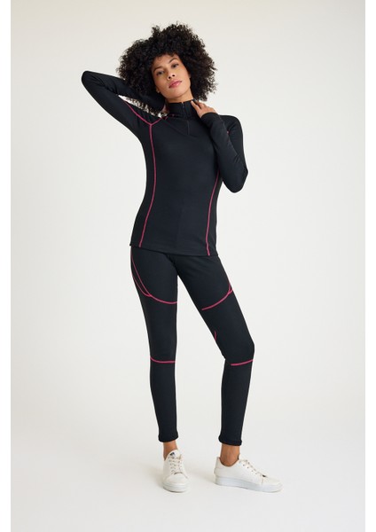 Thermo-Fit Extreme Kadın Termal Takım İçlik Alt Üst Kayak İçlik Siyah fırsatları