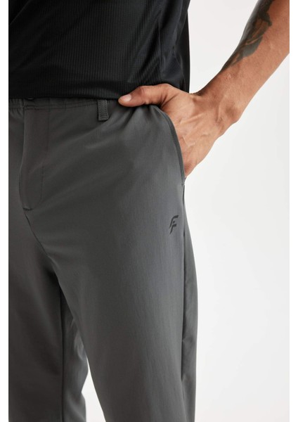 Fit Pantolon Standart Paça Cepli Dokuma C6149AX24SP