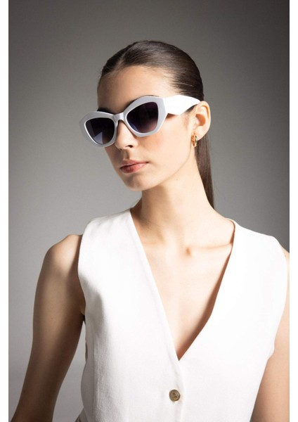 Kadın Kedi Gözü Güneş Gözlüğü D0988AXNS