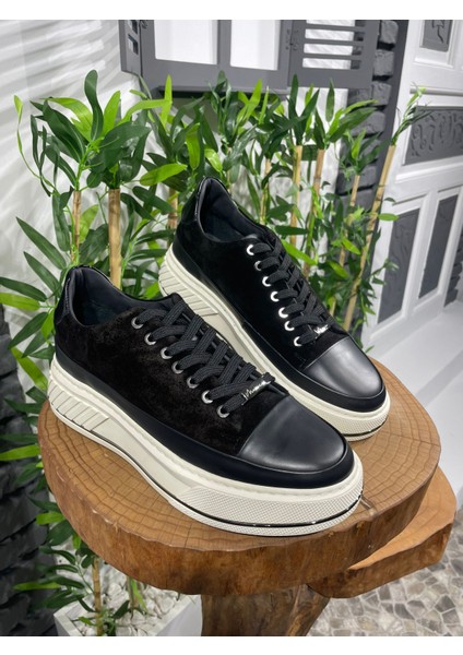 Kalın Eva Taban Süet Sneakers