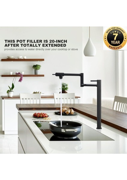 Mutfak Ocak Yanı Musluk Pot Yeni Model Yeni Model İthal 7 Yıl Güvenceli