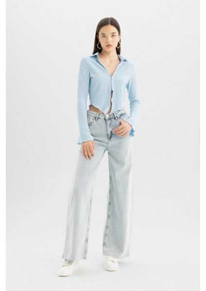 Coool Fitted Bürümcük Uzun Kollu Gömlek C1889AX24SP fiyatları