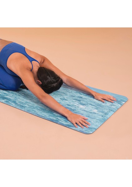 Marble Yoga Mat (183CM x 68CM Eksta Geniş Ekstra Uzun)