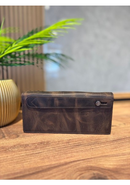 Tios Deri'den Deri Telefon Bölmeli El Portföy Cüzdan