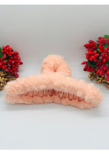 Yumuşak Tüylü Peluş Kıskaçlı Mandal Toka modelleri
