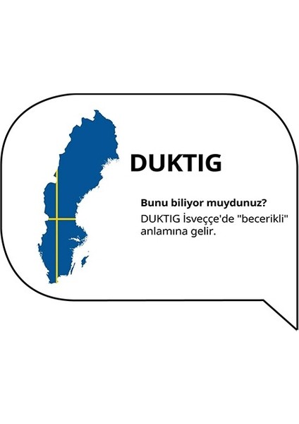 Duktig Mutfak Gereçleri Seti Lame Siyah 5 Parça