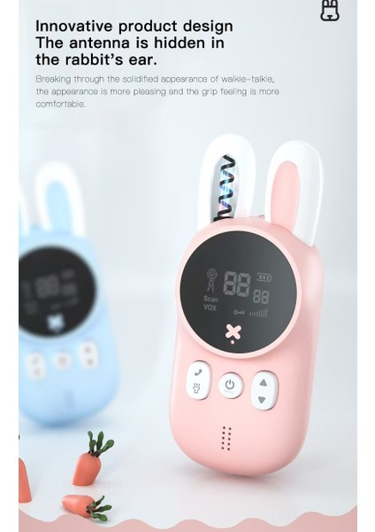 Wowkids Rabbit Kids Walkie Talkie Çocuk Telsizi modelleri