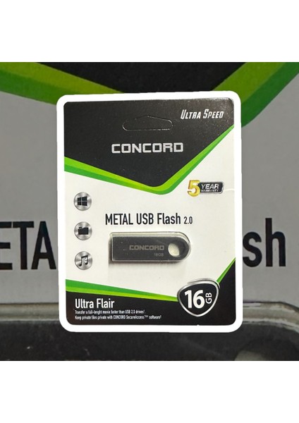 Metal Kasa Concord Gb-16 Metal Flash Bellek C-U 16 GB fiyatları