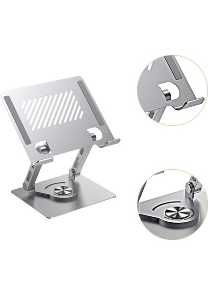 Zr 753 15.9" Alüminyum Katlanabililir 360 Derece Dönebilen Tablet ve Laptop Standı fiyatları