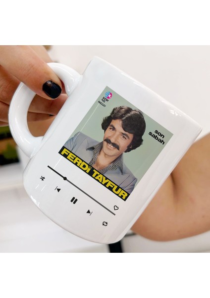 Ferdi Tayfur Bana Sor Dayanıklı ve Şık Kişiye Özel Kupa Bardaklar fırsatları