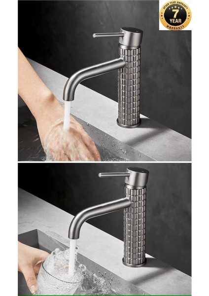 Banyo Lavabo Bataryası Antrasit Renk Yeni Model 7 Yıl Güvenceli İthal