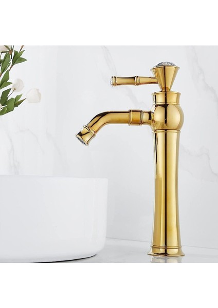 Banyo Çanak Lavabo Bataryası Gold Renk Taşlı Model 7 Yıl Güvenceli İthal fiyatları