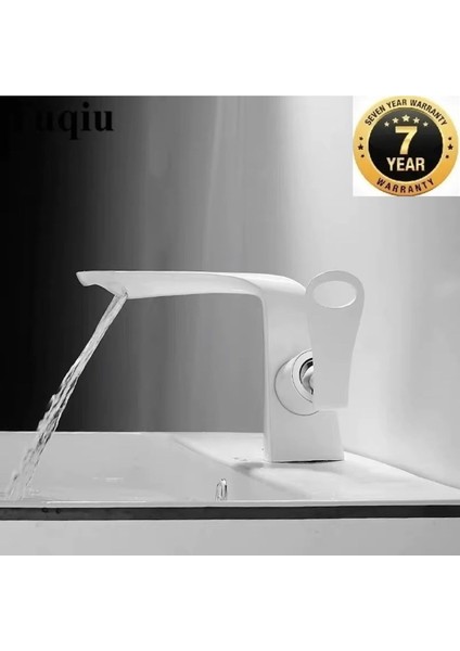 Banyo Lavabo Bataryası Beyaz Yeni Model Şelale 7 Yıl Güvenceli İthal