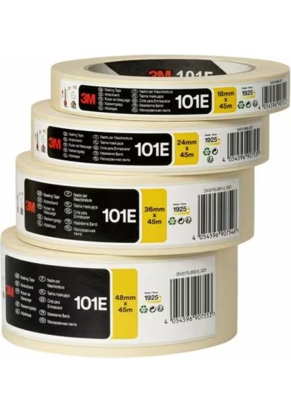 101E 38MM x 25M Maskeleme Bandı 6 Adet– Güvenilir ve Çok Amaçlı Çözüm