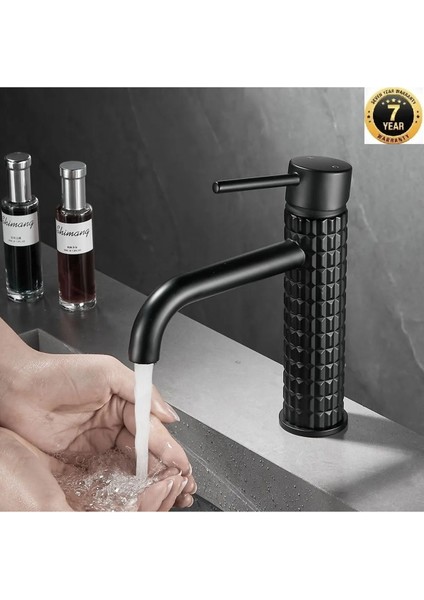 Banyo Lavabo Bataryası Siyah Renk Yeni Model 7 Yıl Güvenceli İthal